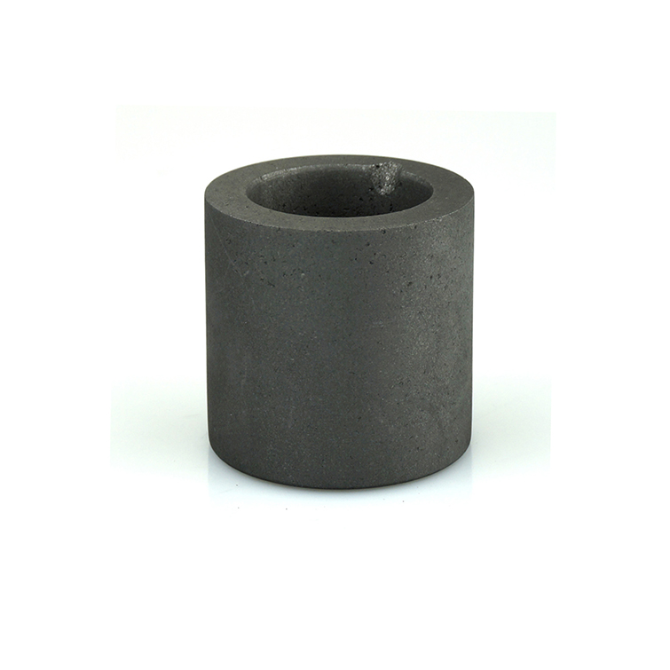 Graphite crucible ingot mold for mechanical